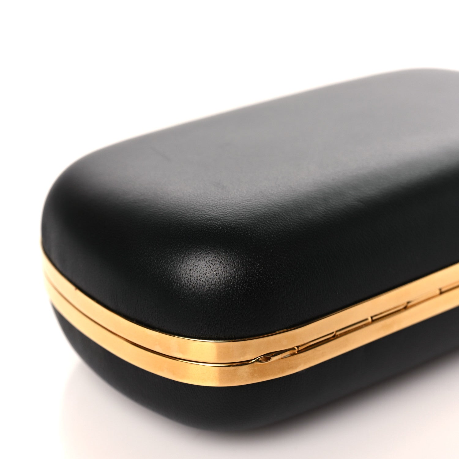 Alexander McQueen Nappa Queen and King Skull Box Chain Clutch Black 8 of 10