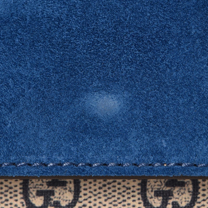 Gucci GG Supreme Monogram Blooms Mini Dionysus Shoulder Bag Beige Navy Vintage Blue 8 of 8
