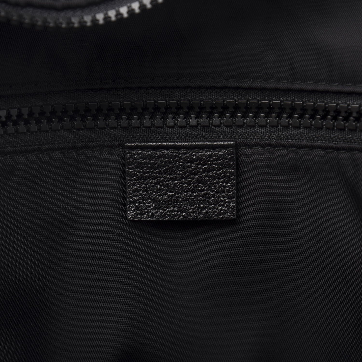 Gucci Nylon Twill 80s Logo Patch Backpack Black 5 of 9