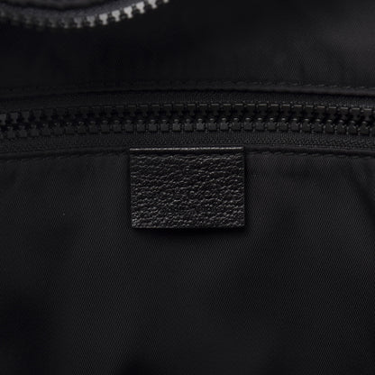 Gucci Nylon Twill 80s Logo Patch Backpack Black 5 of 9