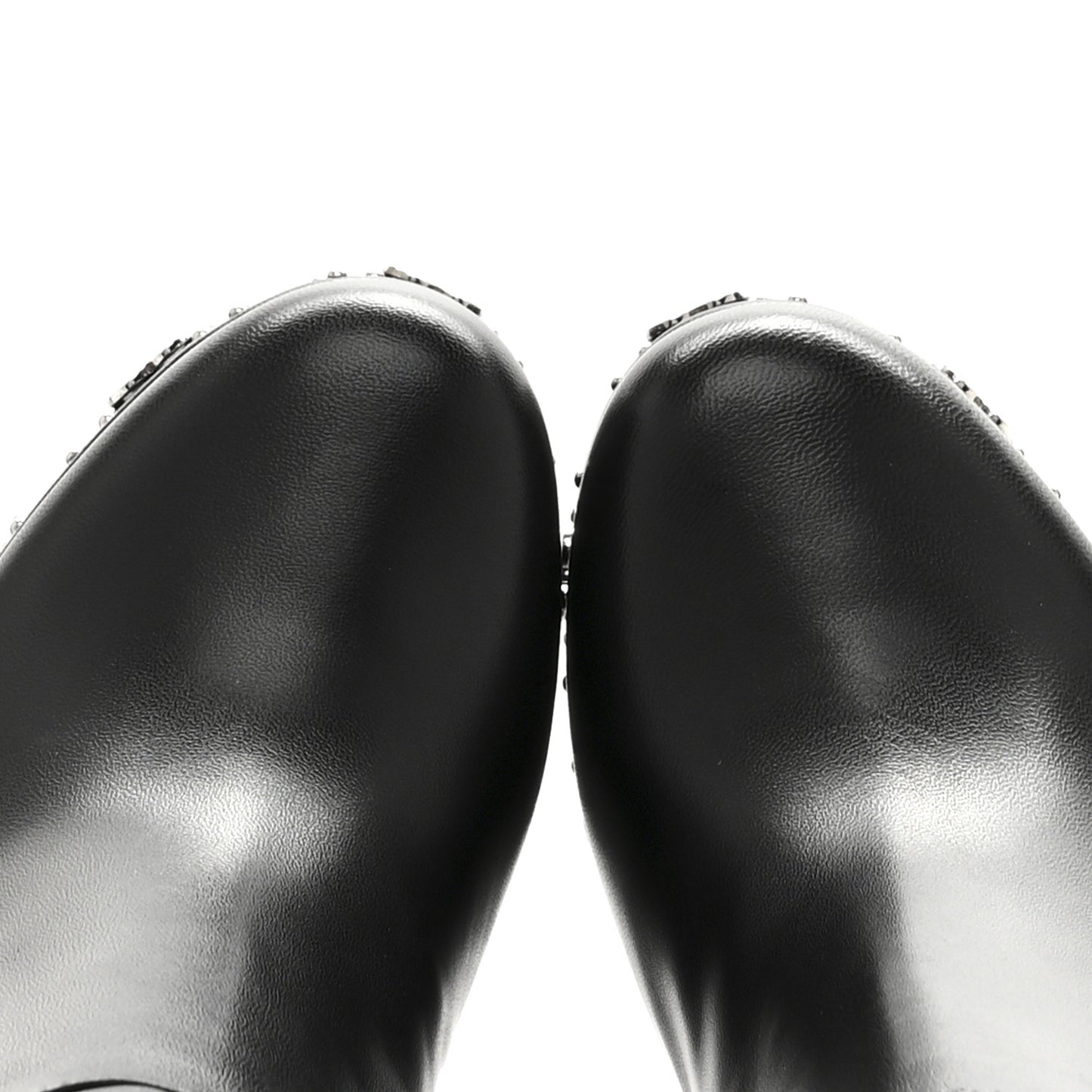 Nappa Charlotte Janaya 110mm Platform Knee Boots 35.5 Black