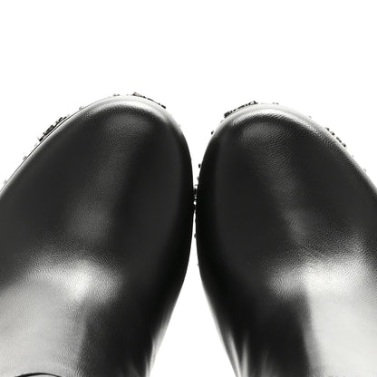 Gucci Nappa Charlotte Janaya 110mm Platform Knee Boots 35.5 Black 10 of 11