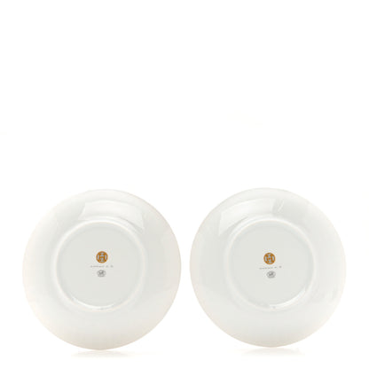Hermes Porcelain Mosaique au 24 Dessert Plate Set of 2 2 of 8