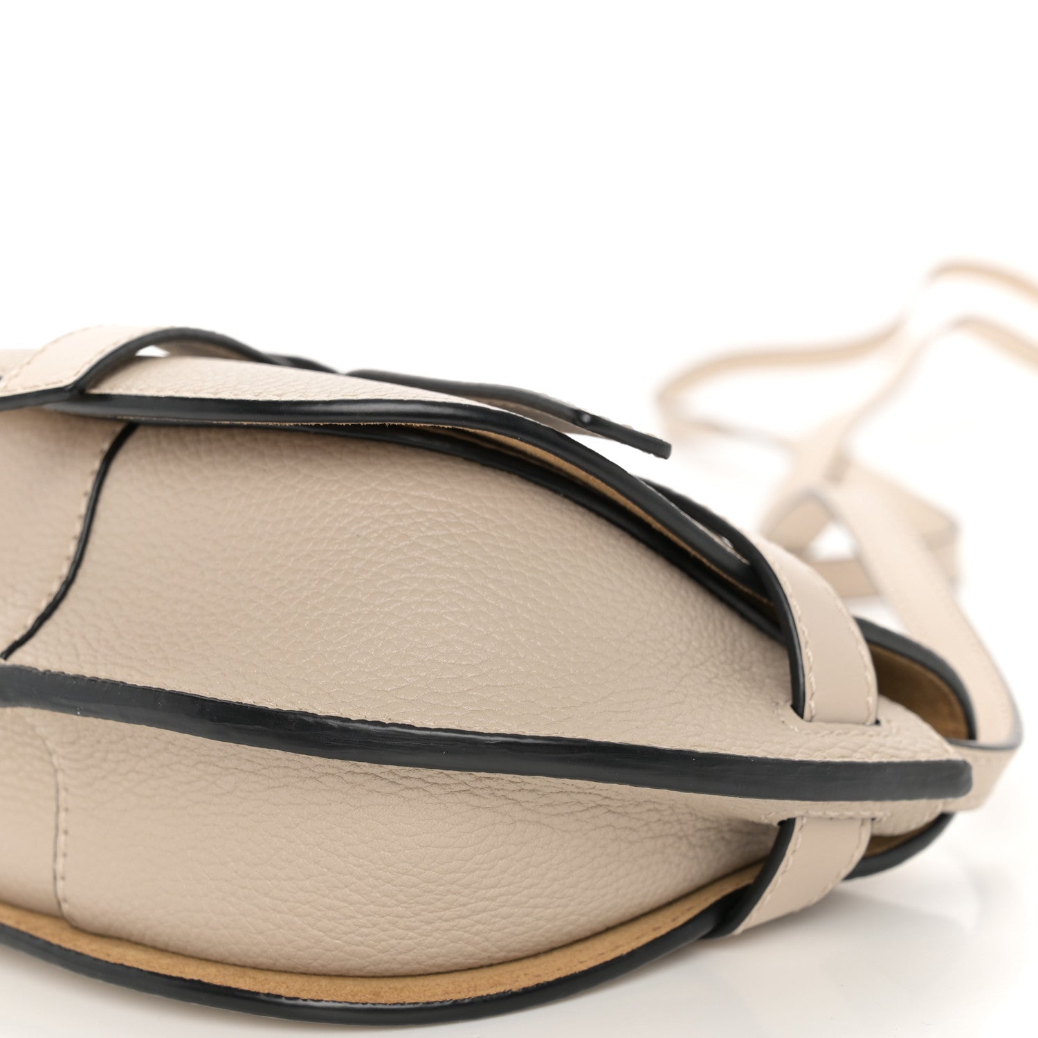 Loewe Grained Calfskin Mini Gate Crossbody Bag Light Oat 10 of 10