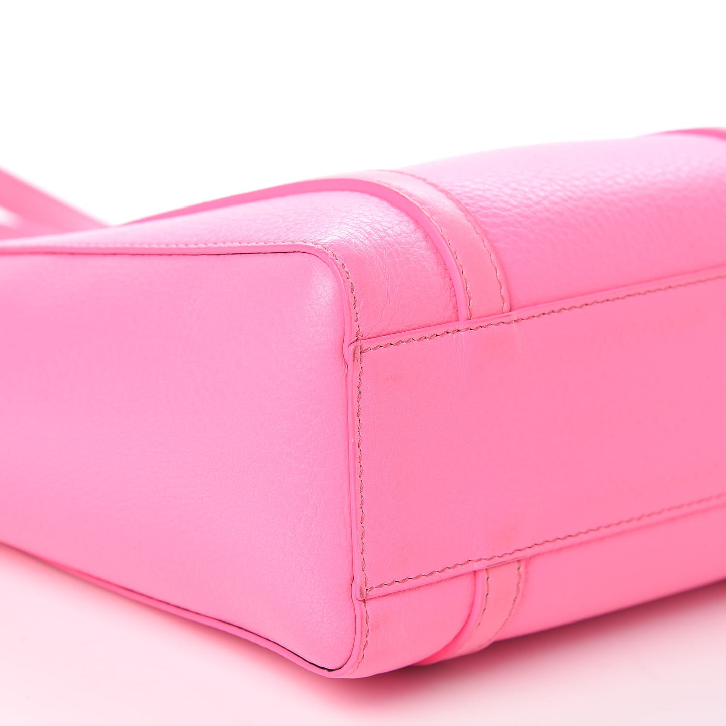 Calfskin XXS Everyday Tote Neon Pink