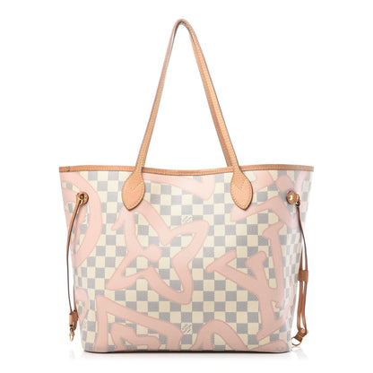 Louis Vuitton Damier Azur Tahitienne Neverfull MM 1 of 12