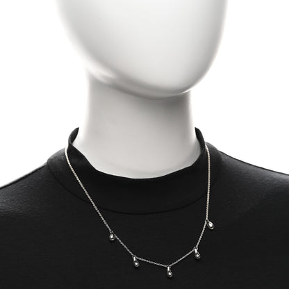 Tiffany Sterling Silver Elsa Peretti Teardrops Necklace 2 of 4