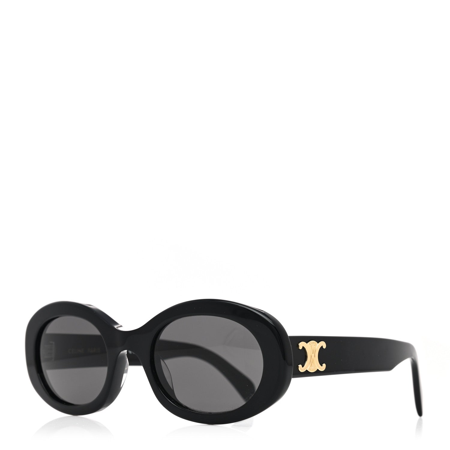 Celine Acetate Triomphe 01 Sunglasses CL 40194U Black 1 of 7