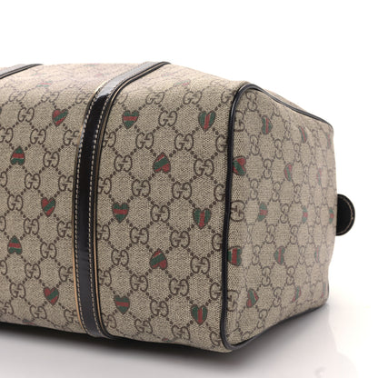 Gucci GG Plus Monogram Hearts Medium Joy Boston Dark Brown 9 of 9
