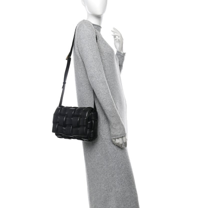 Bottega Veneta Nappa Maxi Intreccio Padded Cassette Crossbody Bag Black 2 of 9