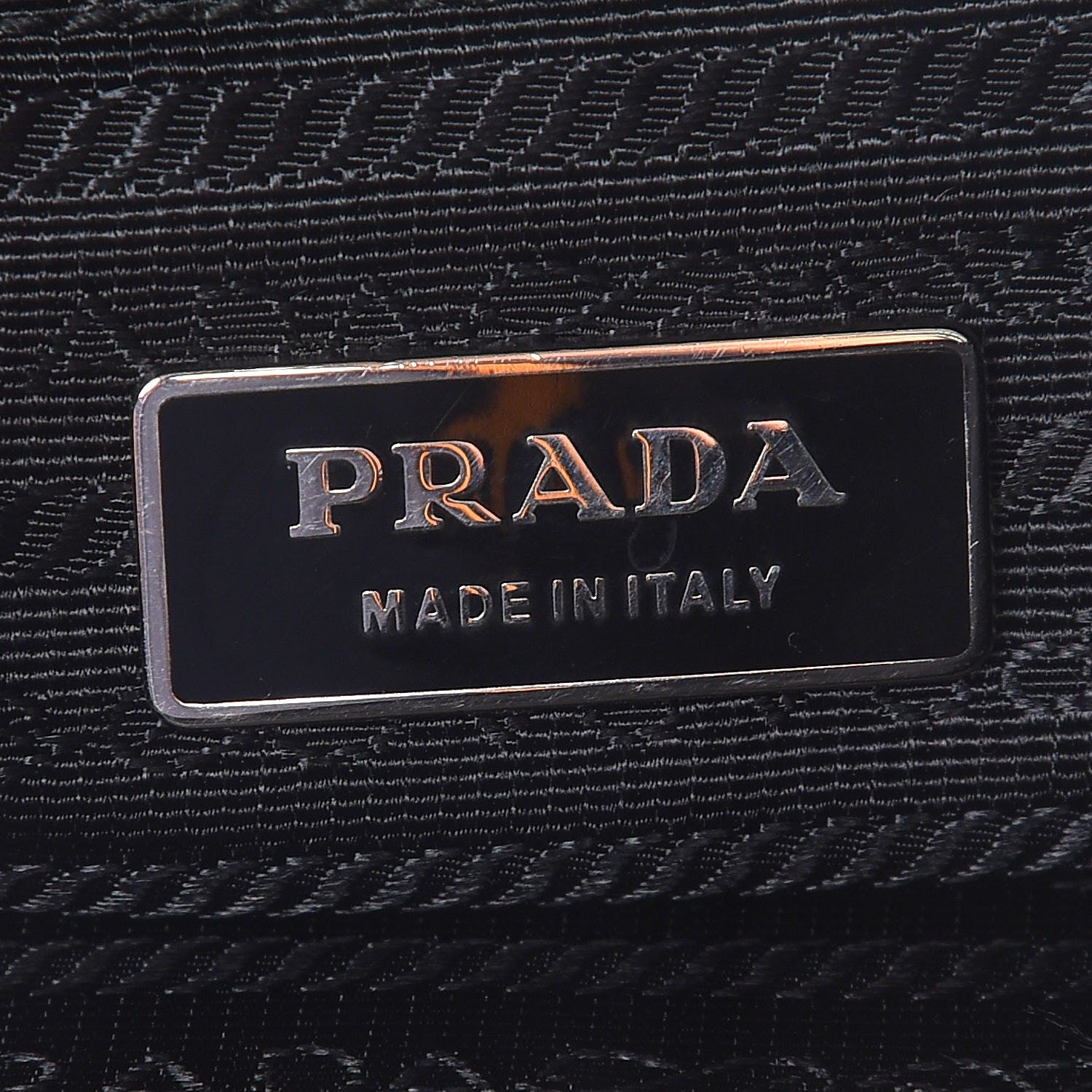 Prada Tessuto Nylon Flat Messenger Bag Black 6 of 8