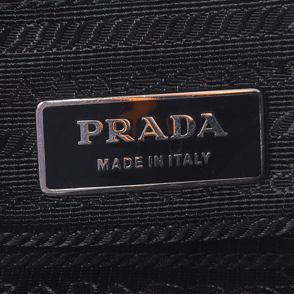 Prada Tessuto Nylon Flat Messenger Bag Black 6 of 8