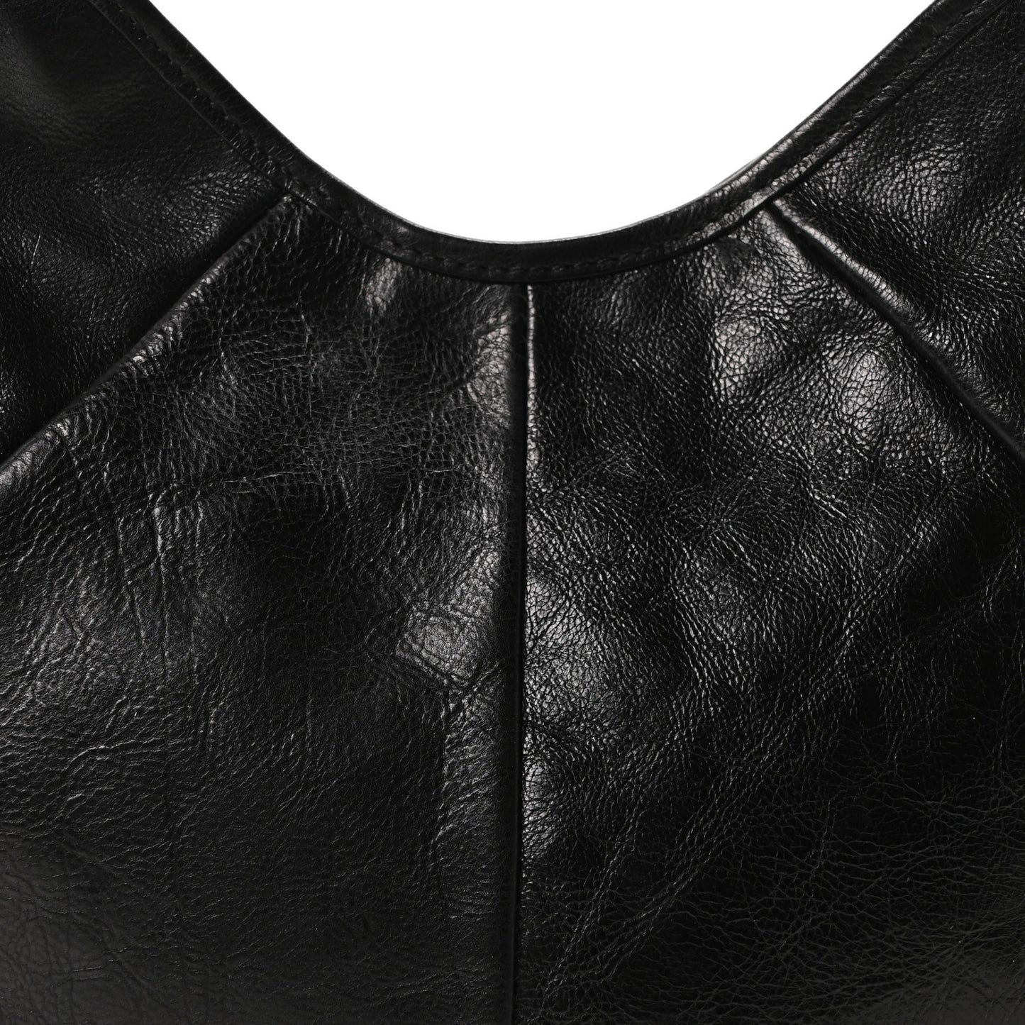 Buffalo Horn Small Mombasa Hobo Black