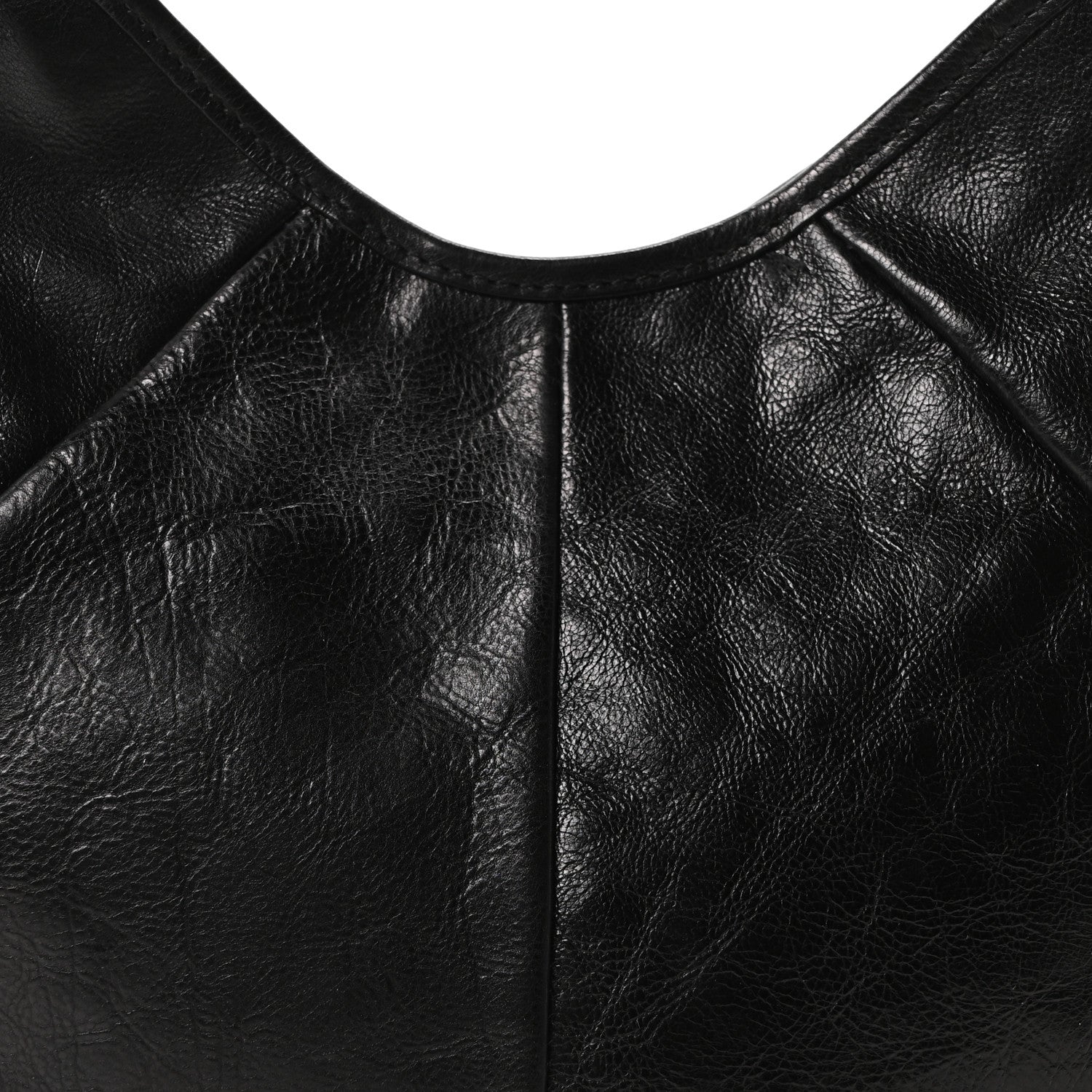 Saint Laurent Buffalo Horn Small Mombasa Hobo Black 8 of 10
