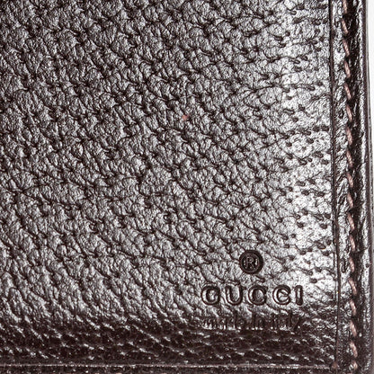 Gucci Monogram Abbey Continental Wallet Dark Brown 6 of 7