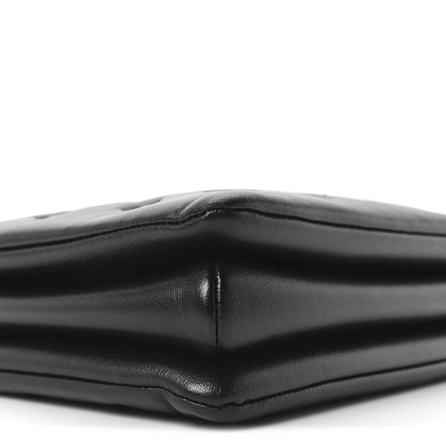 Lambskin Embossed Monogram Coussin PM Black