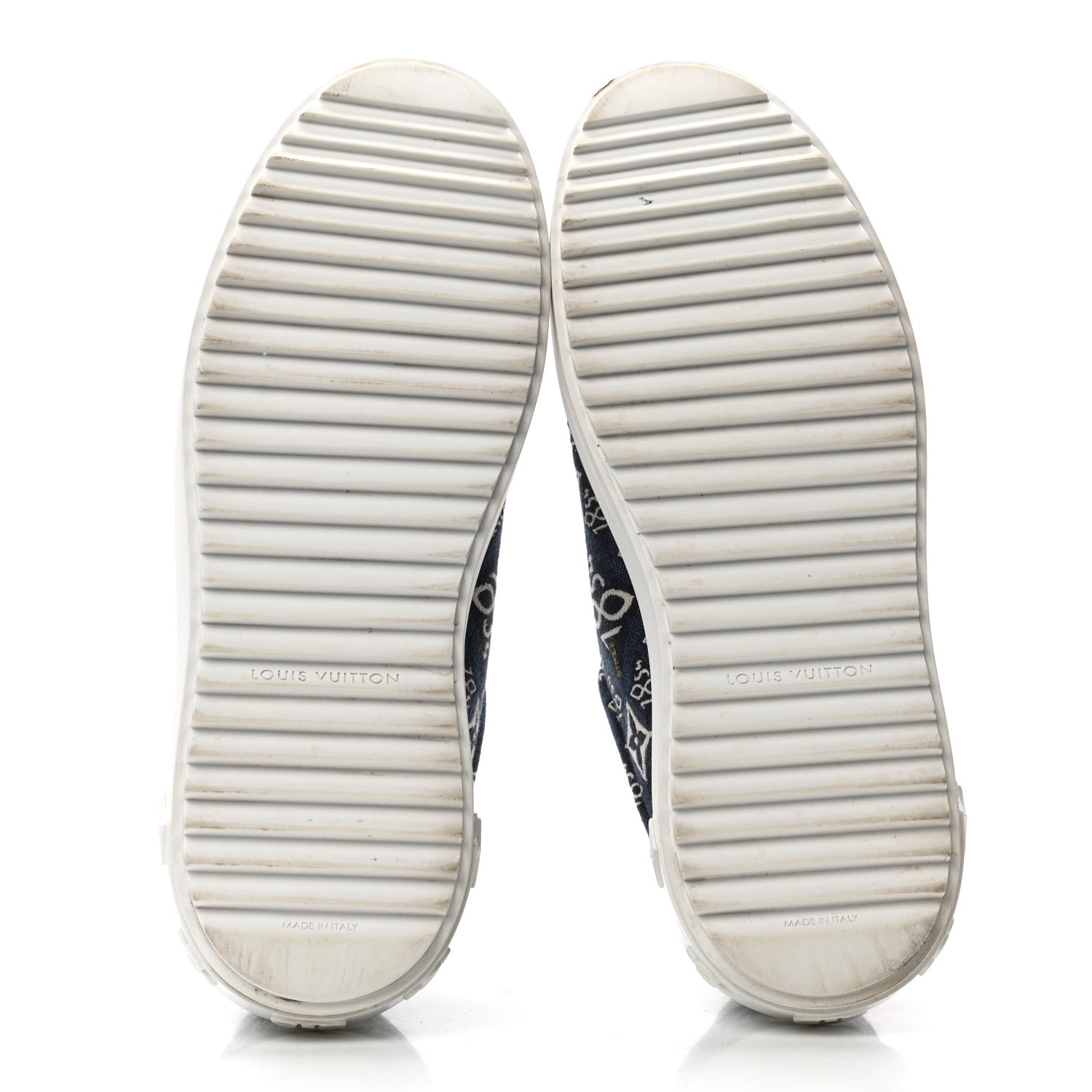 Louis Vuitton Jacquard Since 1854 Time Out Sneakers 38 Blue 5 of 7