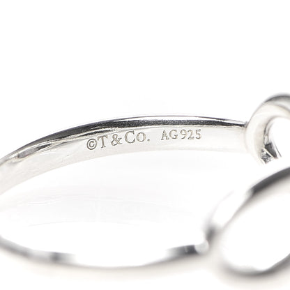 Tiffany Sterling Silver Infinity Ring 54 7 5 of 5