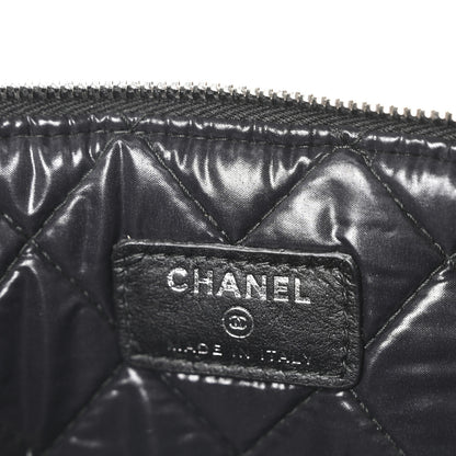 Chanel Canvas Large Deauville Pouch Grey 6 of 10