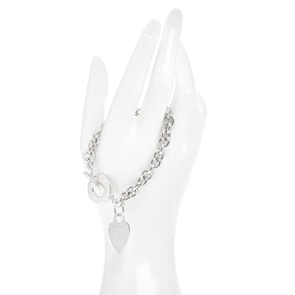 Tiffany Sterling Silver Heart Tag Toggle Bracelet 2 of 4