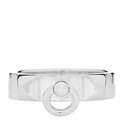 Hermes Sterling Silver PM Collier De Chien Ring 55 7.25 1 of 5