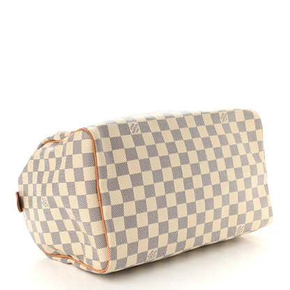 Louis Vuitton Damier Azur Speedy 30 4 of 9