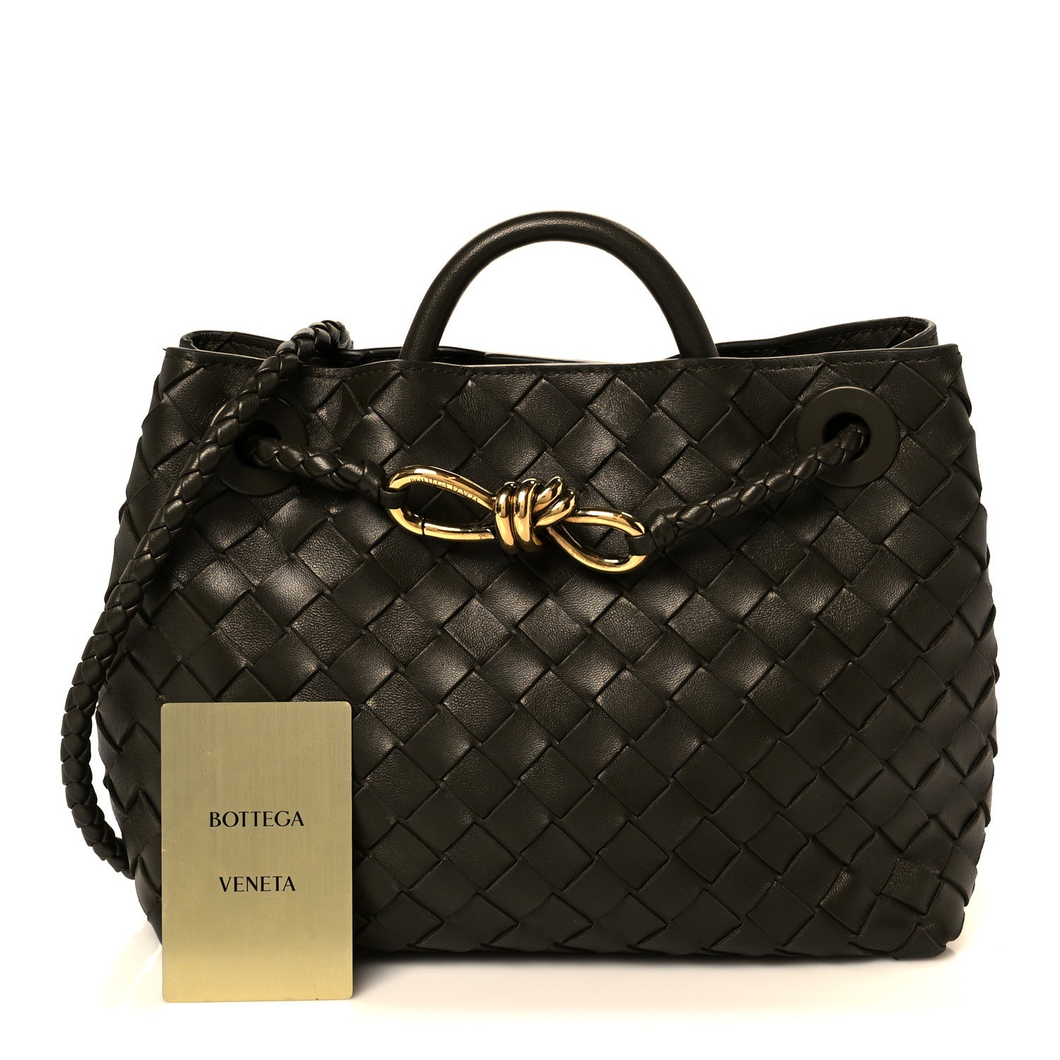 Bottega Veneta Nappa Intrecciato Small Andiamo Shoulder Bag Cypress 4 of 12