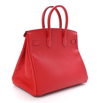Hermes Epsom Birkin 35 Rouge Casaque 3 of 13