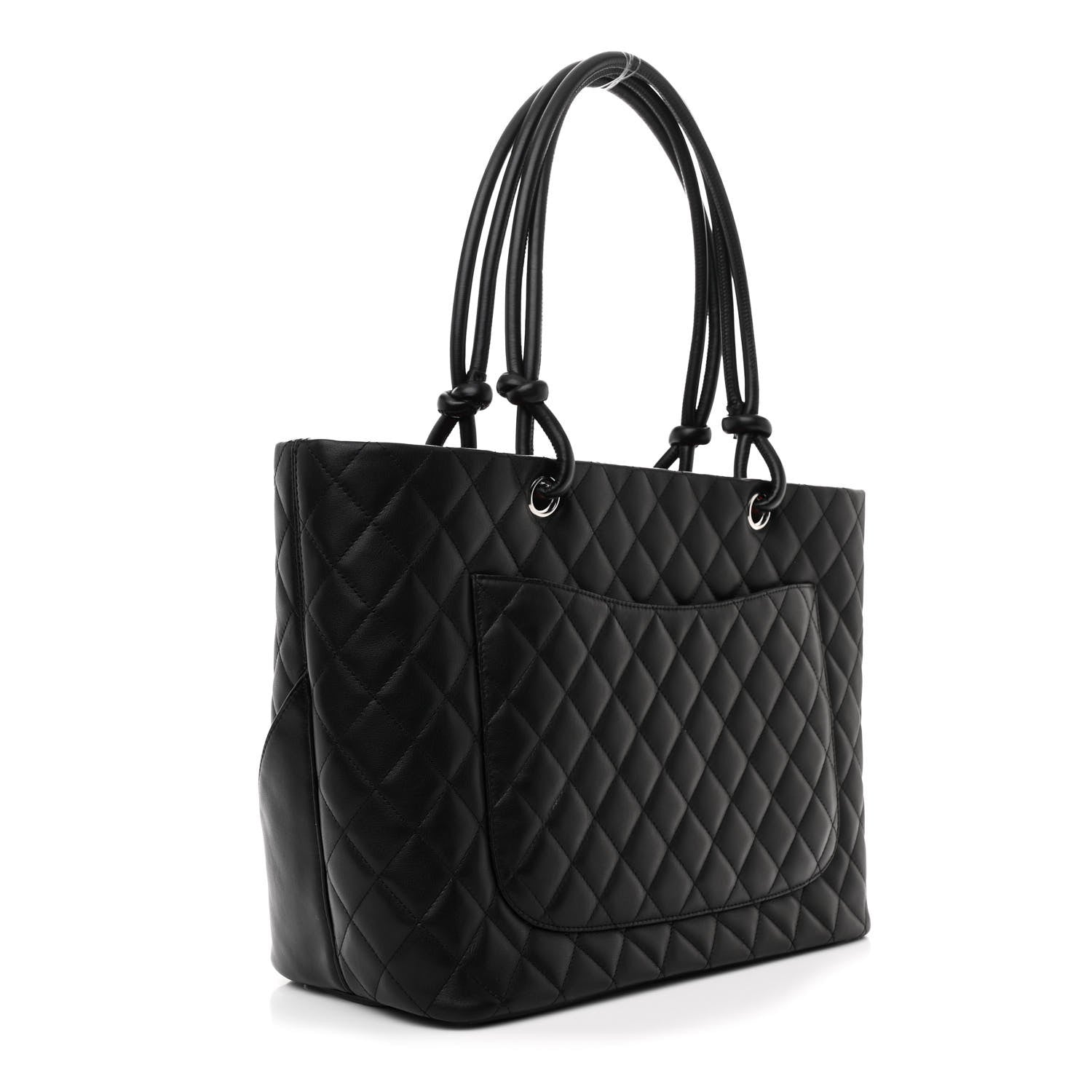 Chanel Calfskin Quilted Large Cambon Tote Black 3 of 10