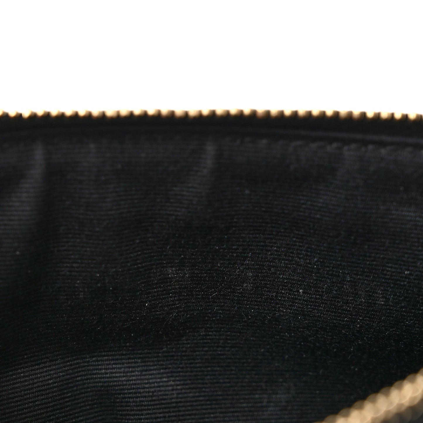 Grain De Poudre Chevron Monogram Bill Pouch Black
