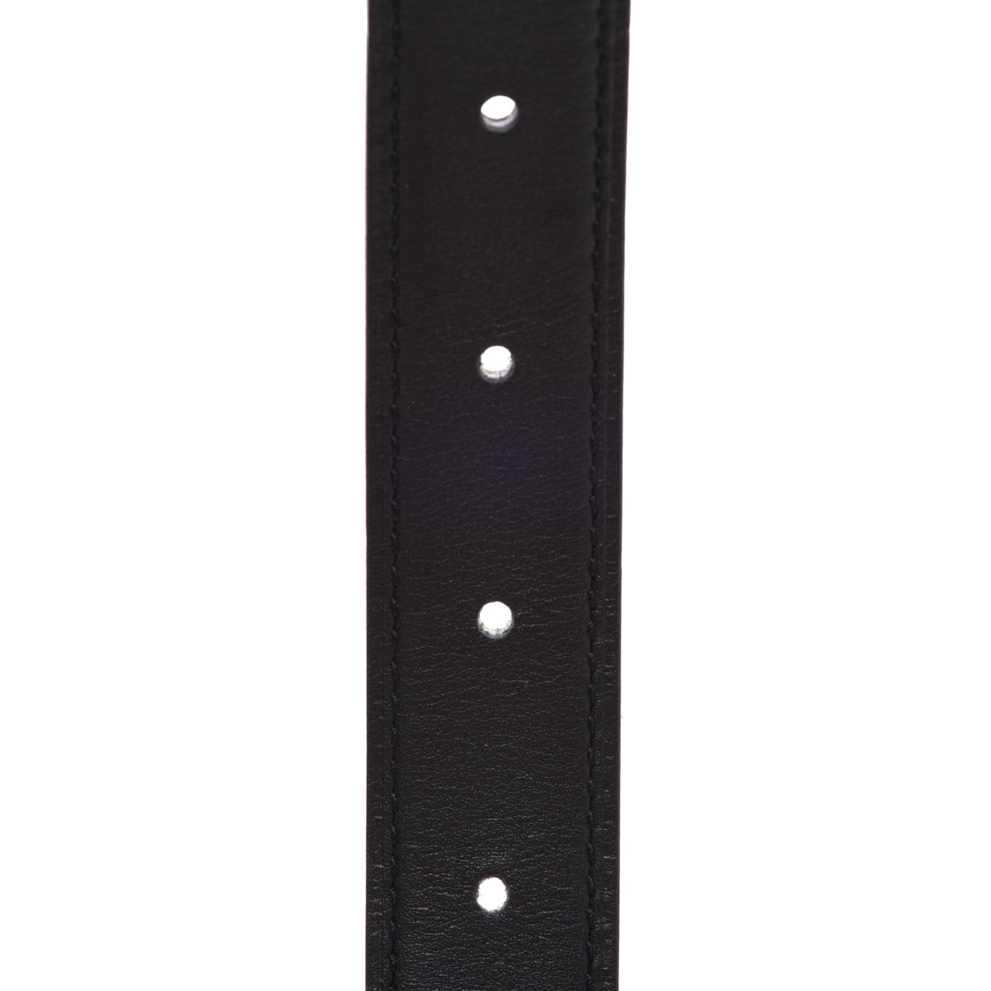 Swift Epsom 24mm Mini Constance H Belt 85 Black Etoupe