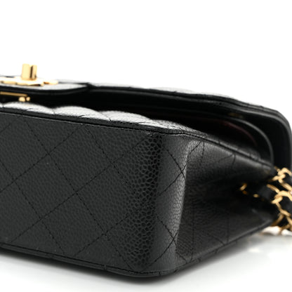 Chanel Caviar Quilted Small Double Flap Black 10 of 10
