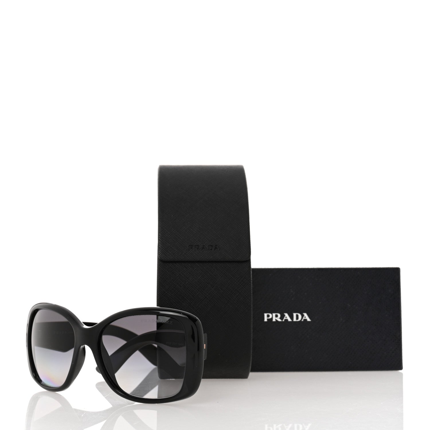 Prada Sunglasses SPR 32P Black 7 of 7