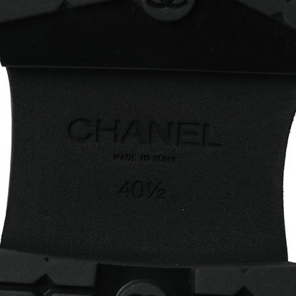 Chanel Calfskin Quilted CC Mocassin Loafers 40.5 Black 7 of 10