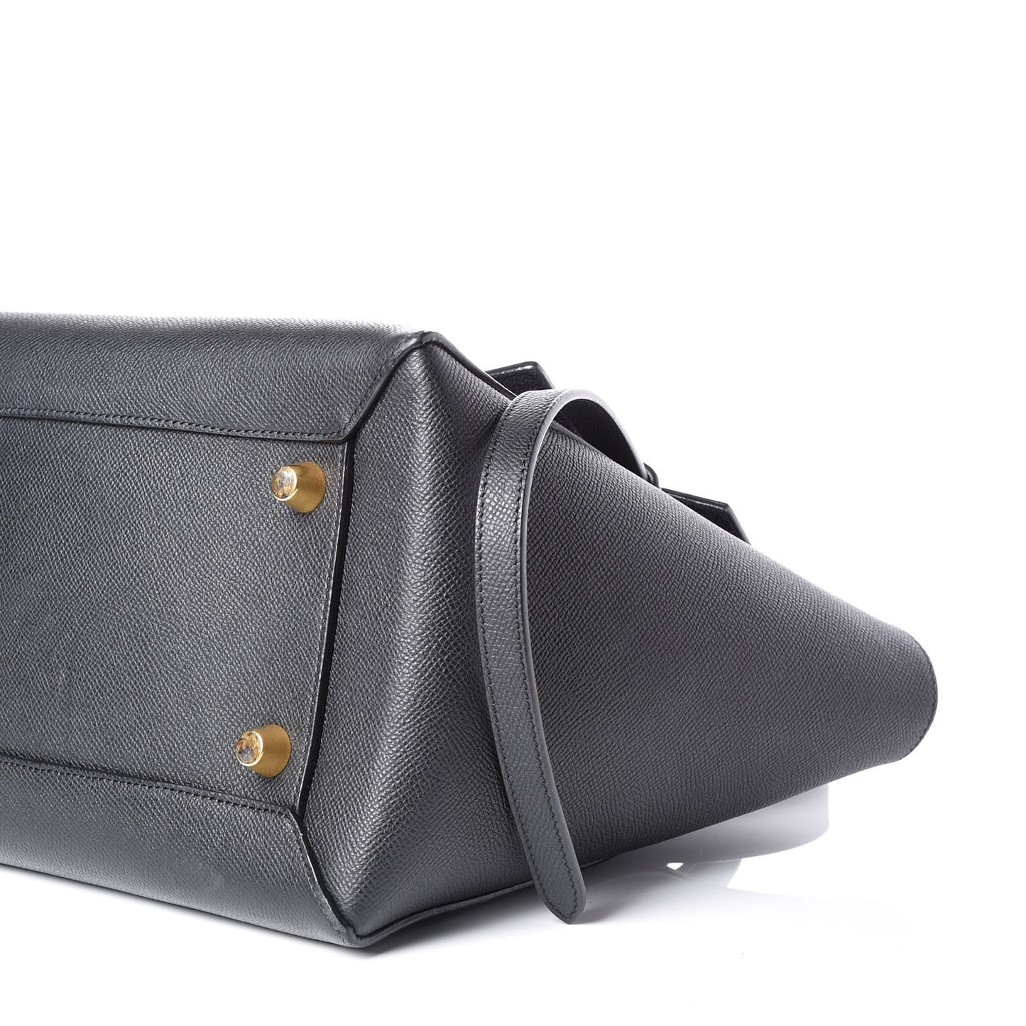 Grained Calfskin Mini Belt Bag Black