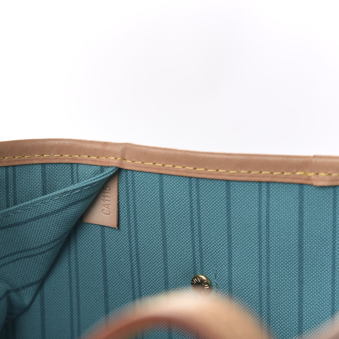 Monogram V Neverfull MM Turquoise