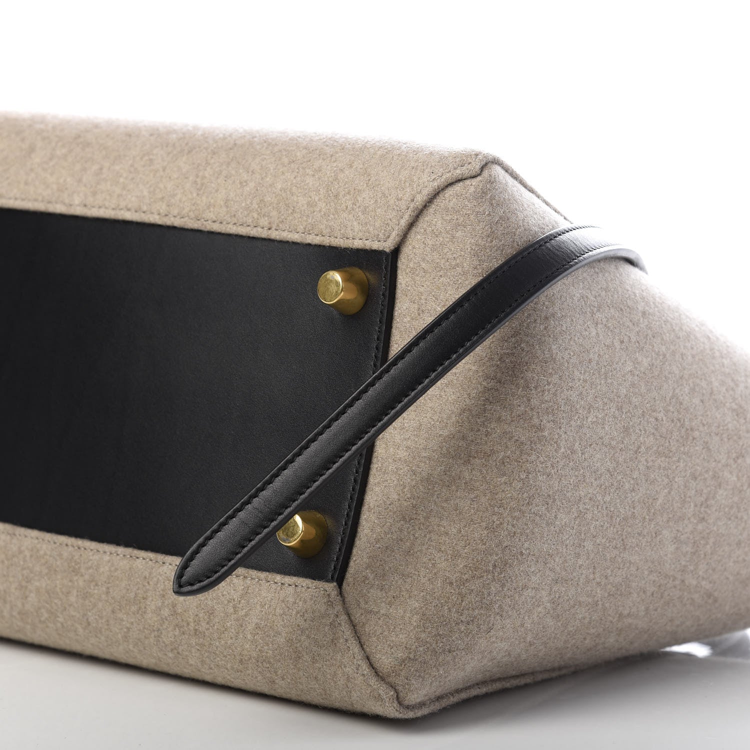 Celine Felt Smooth Calfskin Mini Belt Bag Beige 7 of 9