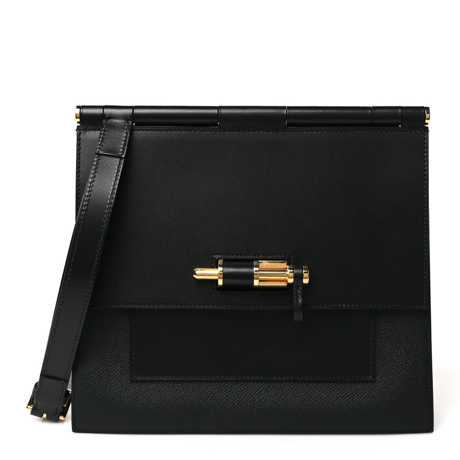 Hermes Epsom Vache Hunter Swift Sacabar 24 Black 1 of 10