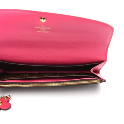Louis Vuitton Monogram Bloom Flower Emilie Wallet 4 of 7