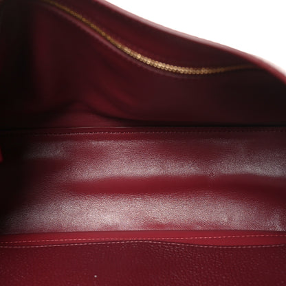 Chanel Grained Calfskin Small Souplissimo Maxi Flap Burgundy 5 of 10
