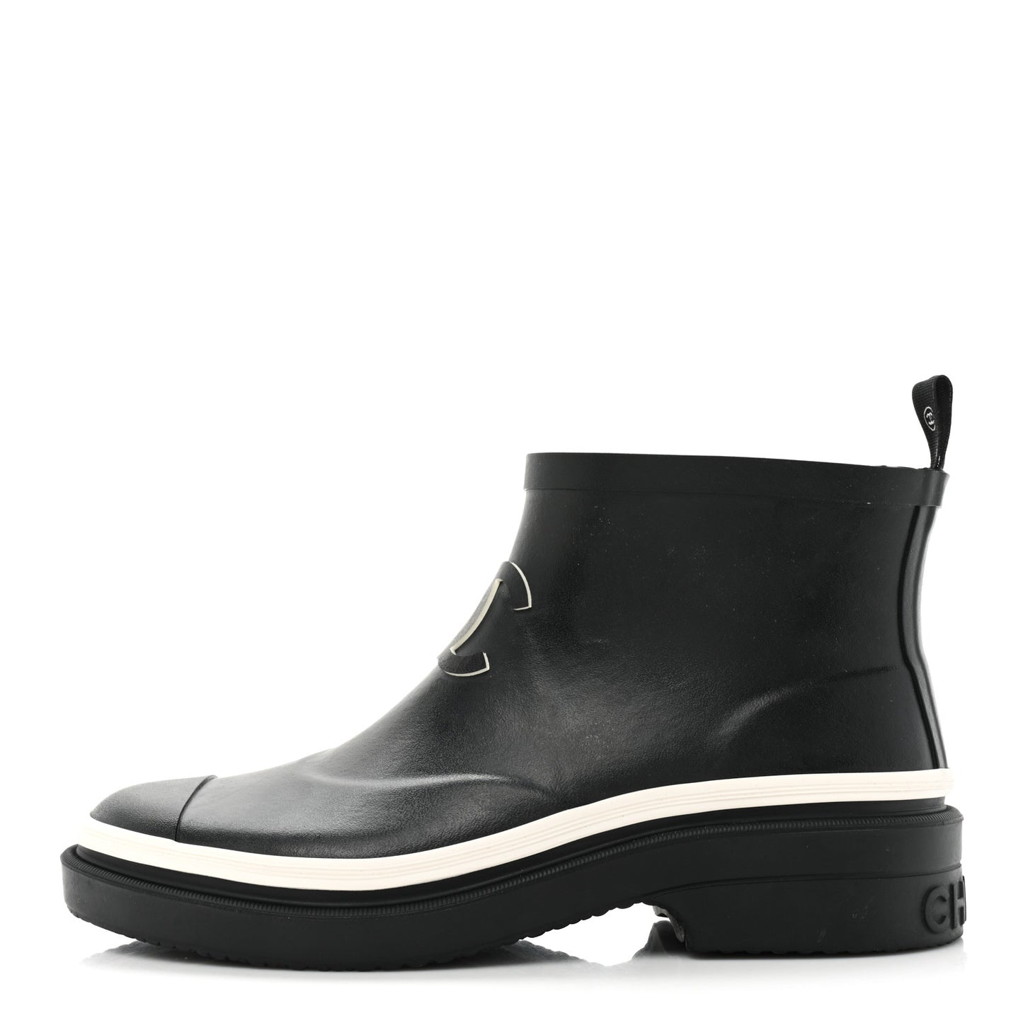 Rubber CC Short Rain Boots 38 Black