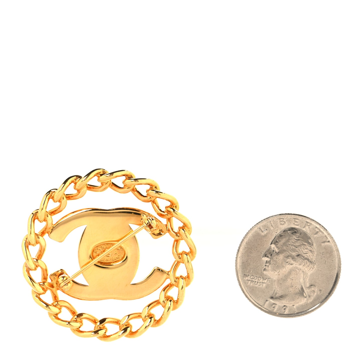 CC Brooch Gold