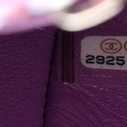 Chanel Tweed Quilted Mini Rectangular Flap Blue Pink Orange 7 of 10