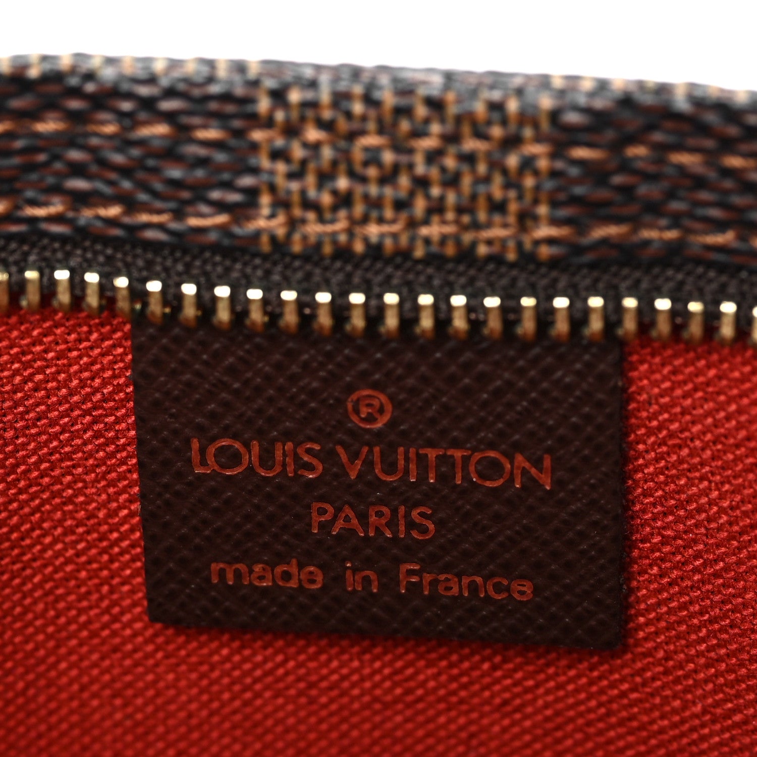 Louis Vuitton Damier Ebene Trousse Make Up Bag Pochette 6 of 7