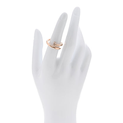 Cartier 18K Pink Gold Diamond Juste Un Clou Ring 54 6.75 2 of 6