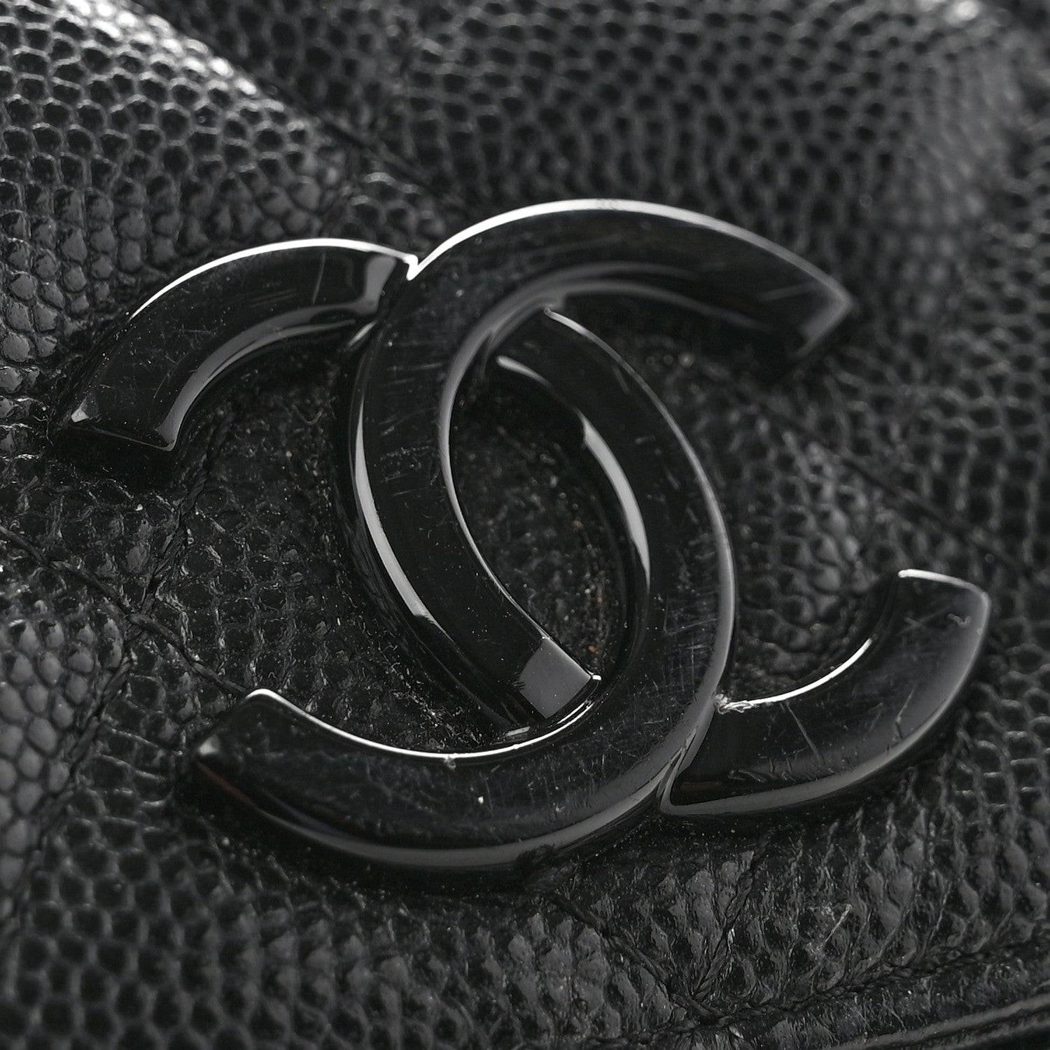 Chanel Caviar Quilted My Everything Belt Flap Card Holder Black 9 of 9