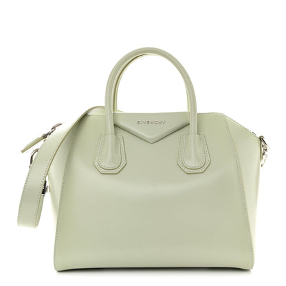 Givenchy Shiny Lord Calfskin Small Antigona Aqua Green 1 of 10