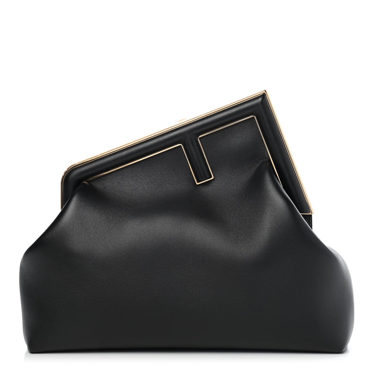 Shiny Nappa Medium Fendi First Black