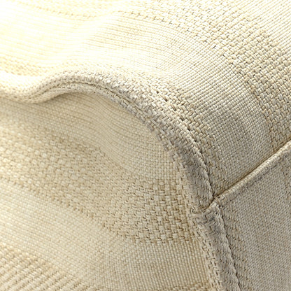 Chanel Mixed Fibers Striped Medium Deauville Tote Beige 9 of 11