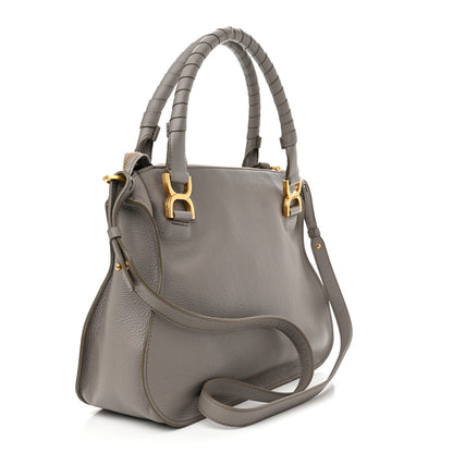 Chloe Calfskin Medium Marcie Satchel Cashmere Grey 3 of 15